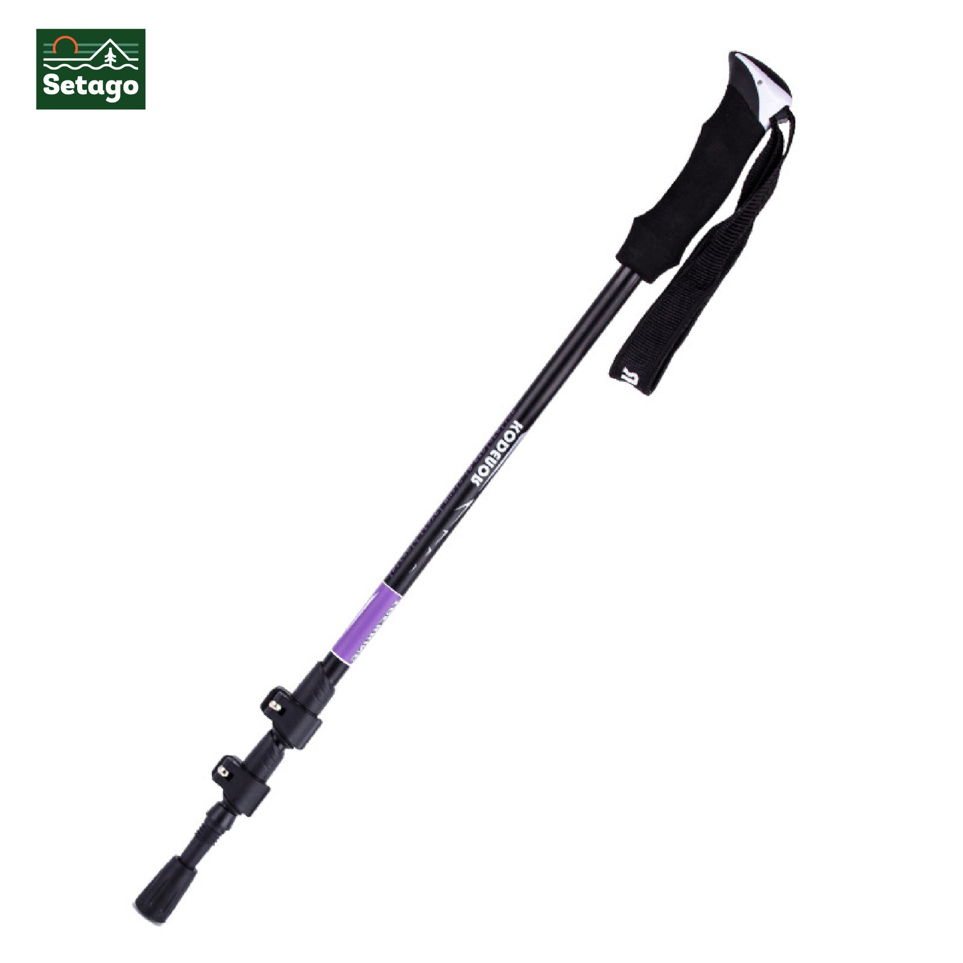 Gậy Leo Núi KODENOR 7075 – Siêu Nhẹ 245g, Chiều dài linh hoạt, Tay Cầm EVA Chống Trượt