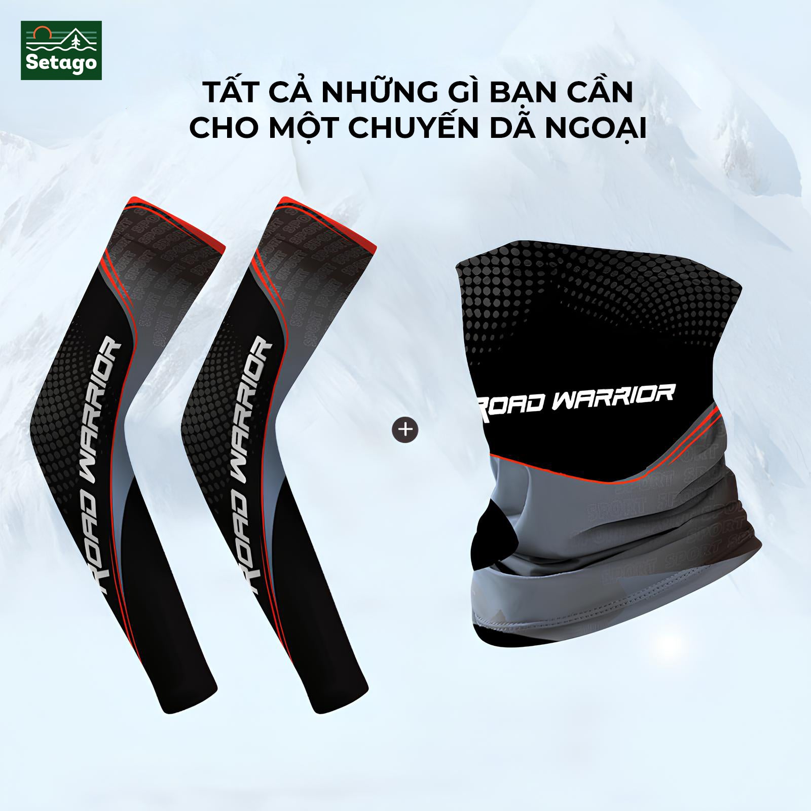 Găng tay chống nắng nam - thun lạnh thoáng khí, co giãn vừa vặn, bảo vệ da tối ưu