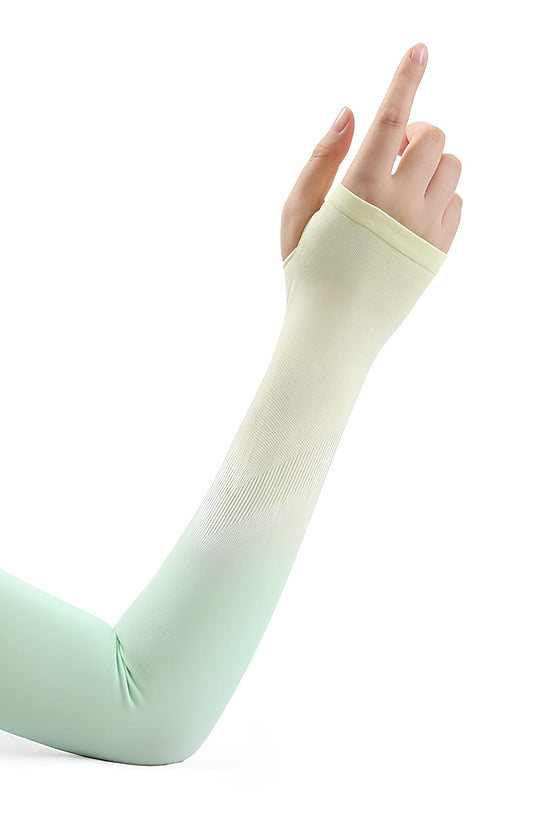 Găng tay chống nắng SPF 50+ chất vải lụa băng co giãn, mát lạnh, thấm hút nhanh khô
