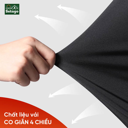 Quần giữ nhiệt 3 lớp - cách nhiệt hiệu quả, hút ẩm tốt, nhanh khô vận động thoải mái cho mọi loại hình thể thao