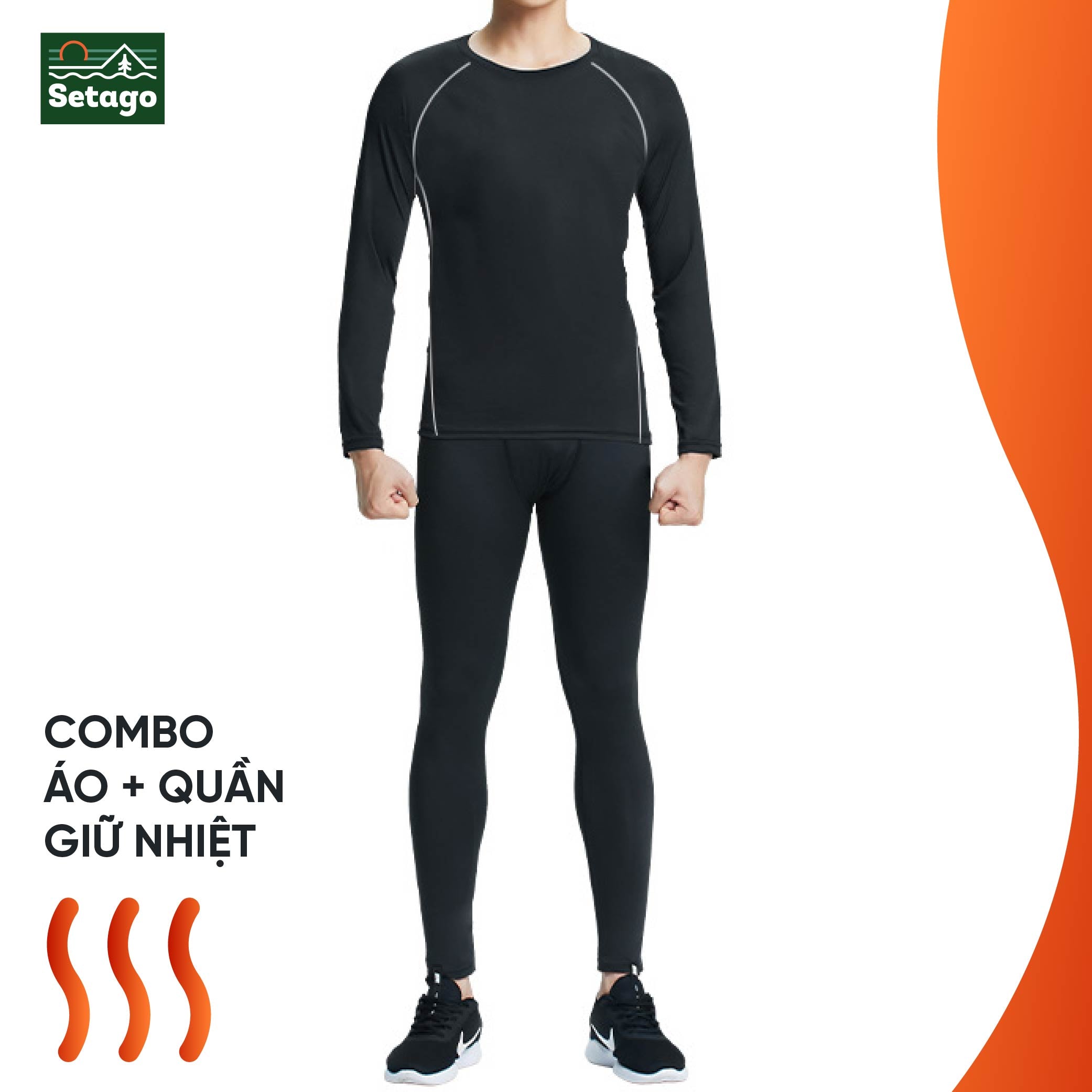 Quần giữ nhiệt 3 lớp - cách nhiệt hiệu quả, hút ẩm tốt, nhanh khô vận động thoải mái cho mọi loại hình thể thao