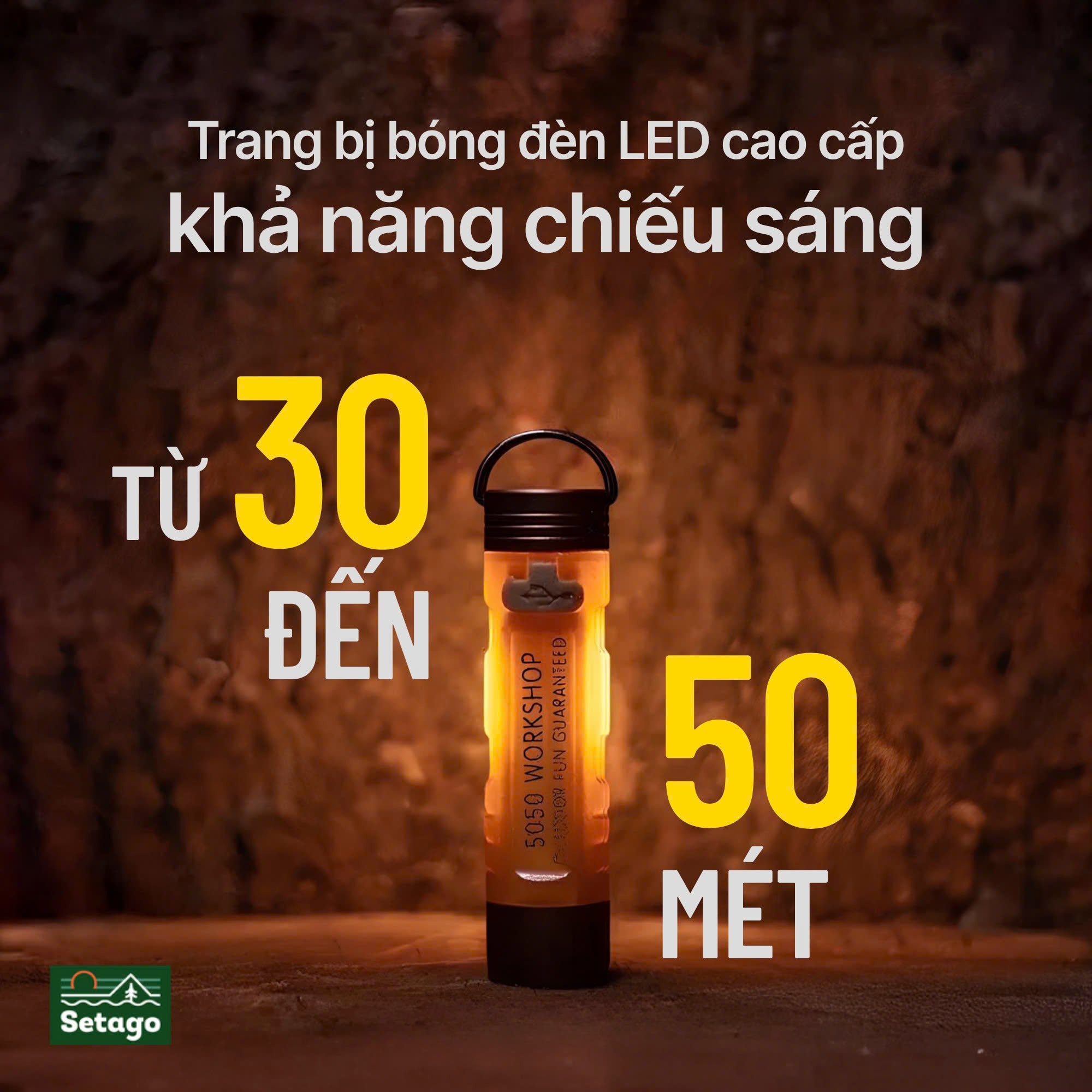 Đèn cắm trại mini - dễ dùng , đa năng