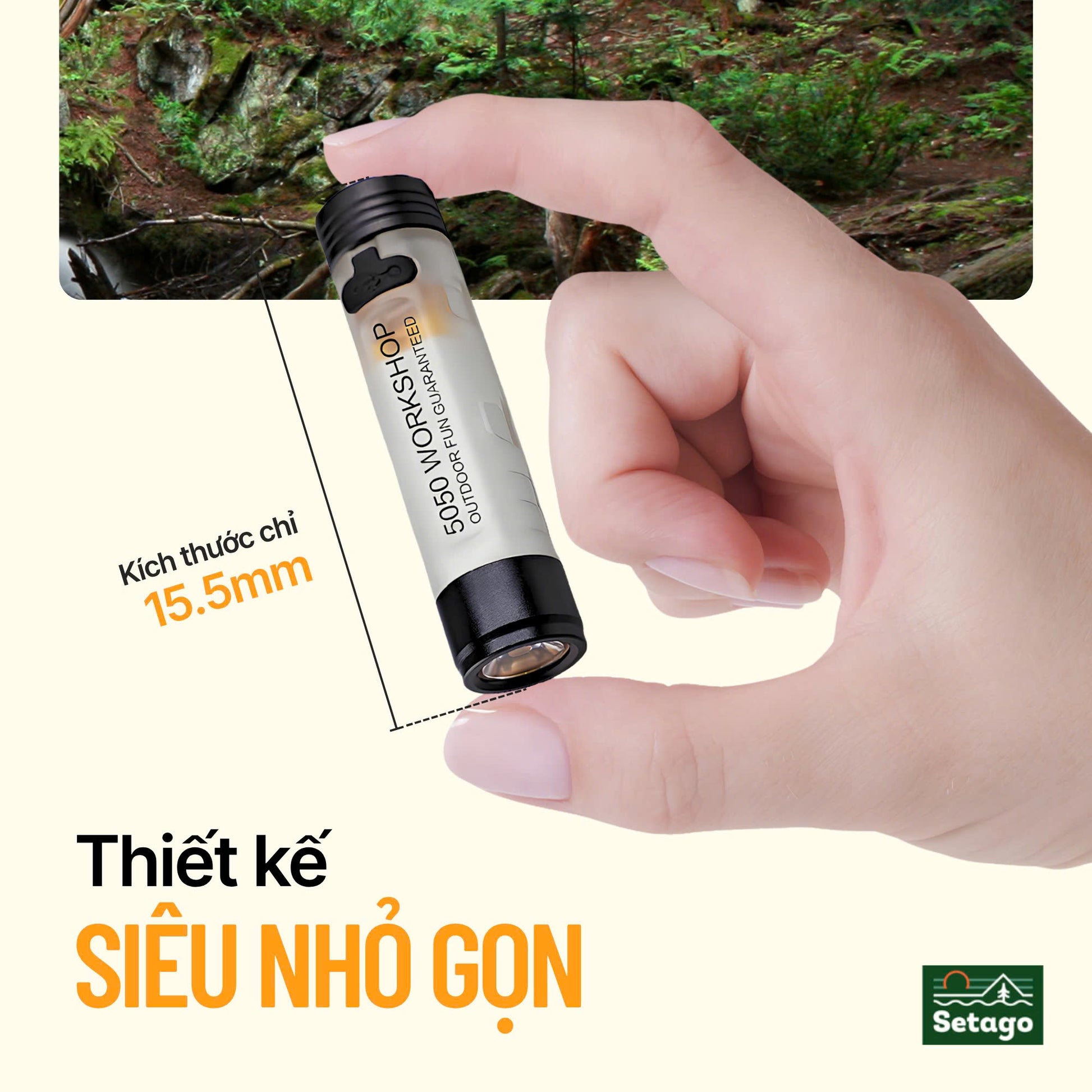 Đèn cắm trại mini - dễ dùng , đa năng