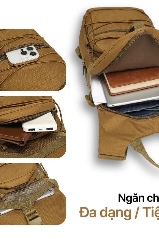 Balo leo núi Ranger - đa năng, bền bỉ, nhiều ngăn tiện lợi
