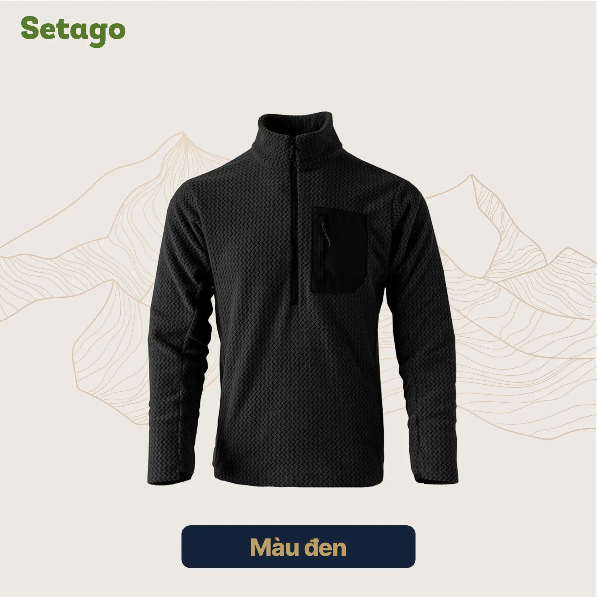 Áo nỉ dã ngoại, leo núi ấm áp và nhẹ thoáng Ripple