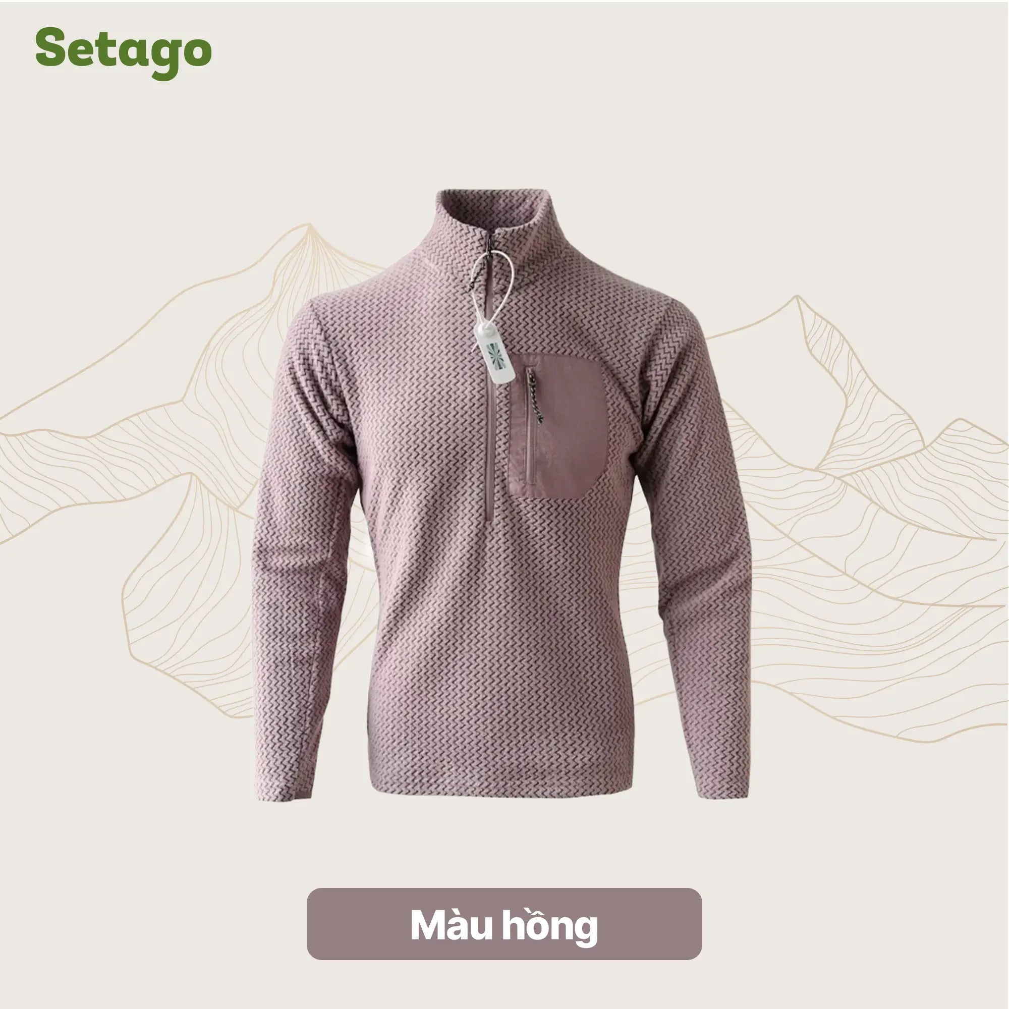 Áo nỉ dã ngoại, leo núi ấm áp và nhẹ thoáng Ripple