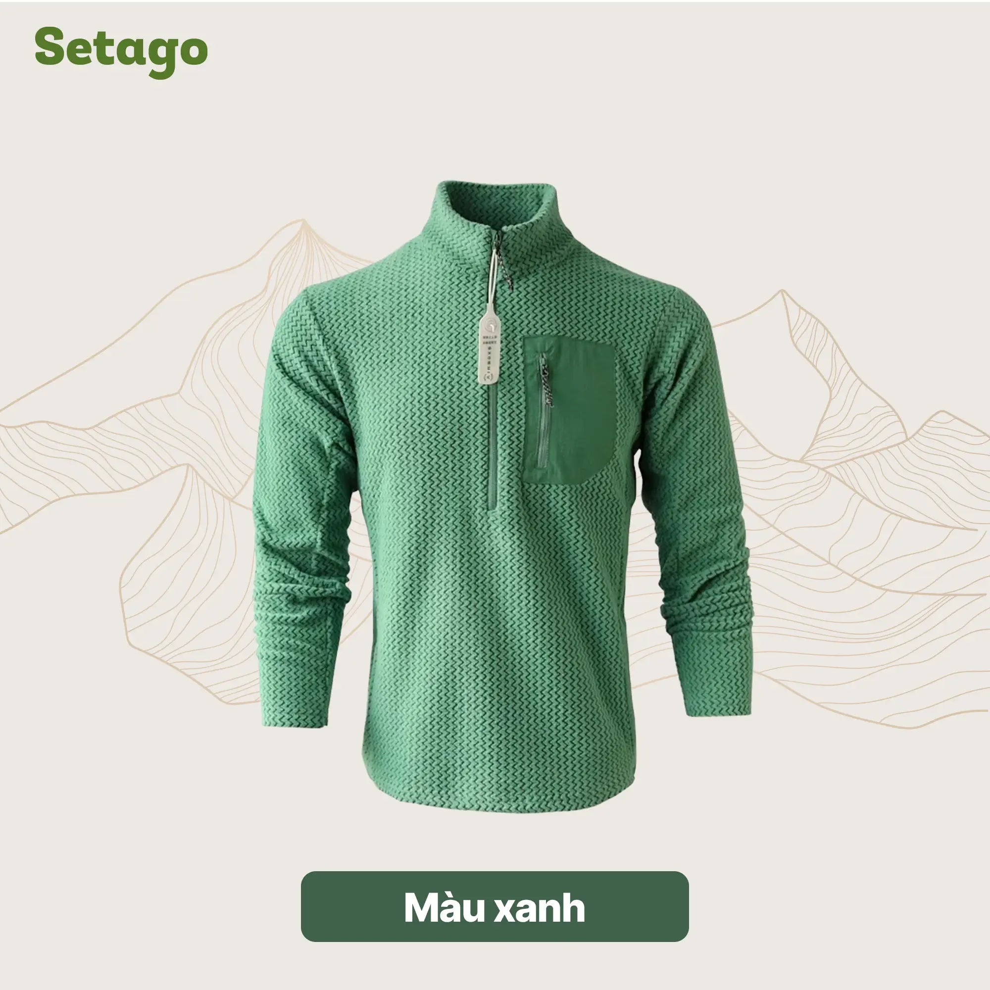 Áo nỉ dã ngoại, leo núi ấm áp và nhẹ thoáng Ripple