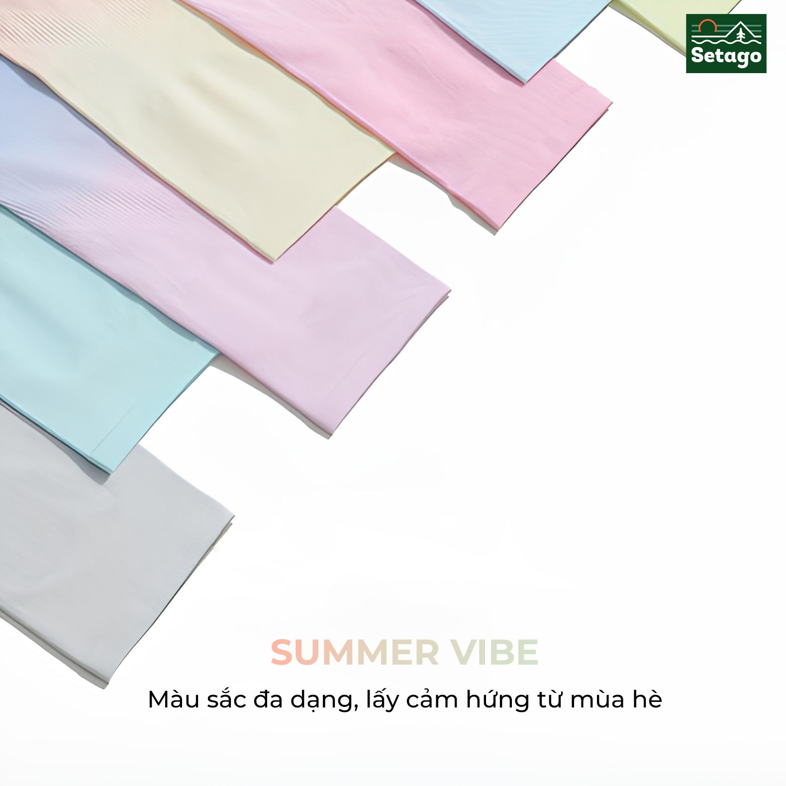 Găng tay chống nắng SPF 50+ chất vải lụa băng co giãn, mát lạnh, thấm hút nhanh khô
