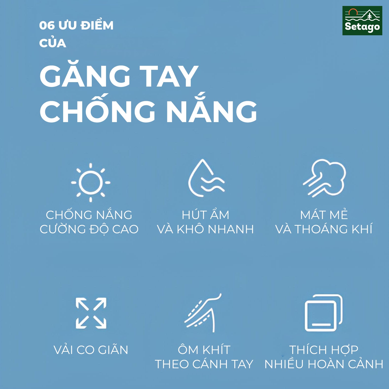 Găng tay chống nắng SPF 50+ chất vải lụa băng co giãn, mát lạnh, thấm hút nhanh khô