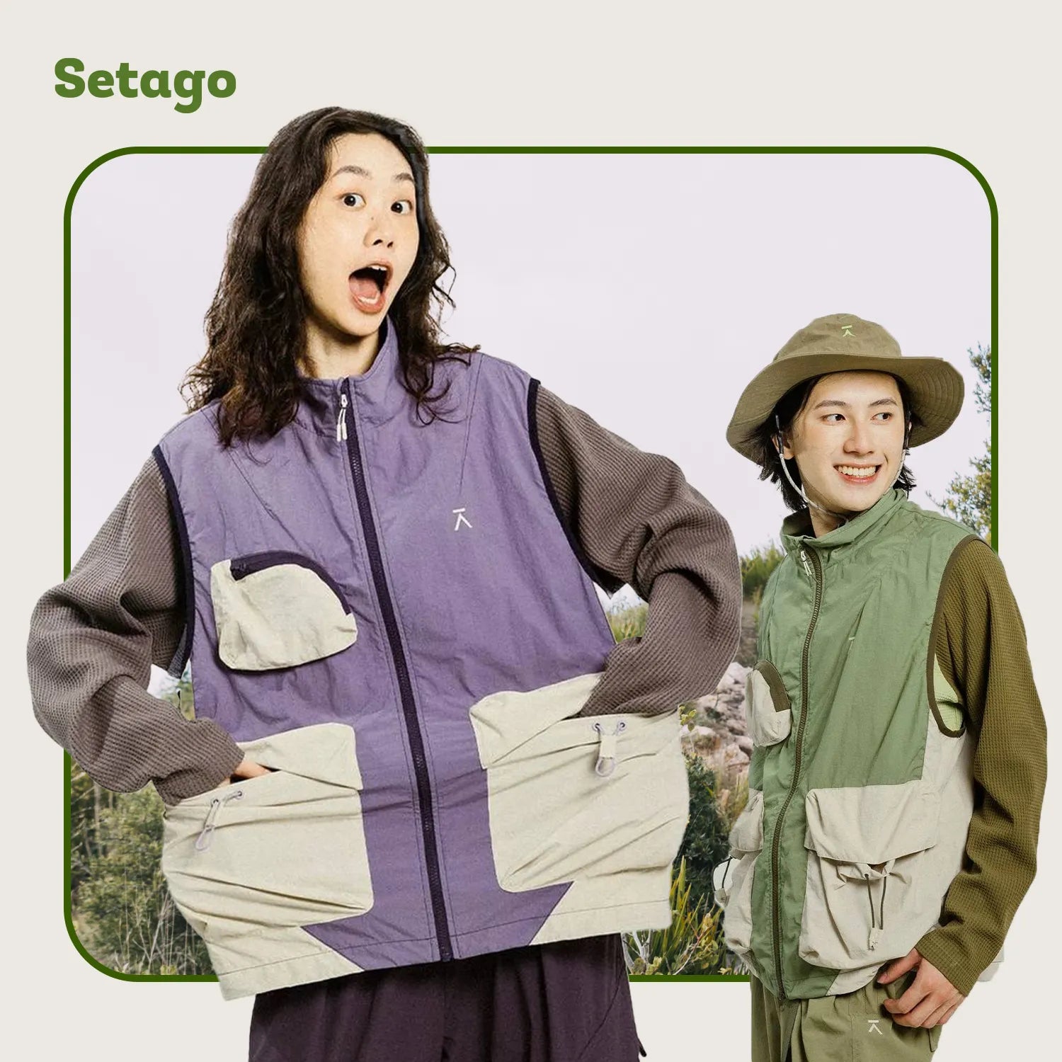 Áo gile Pockit Setago đa năng nhiều túi