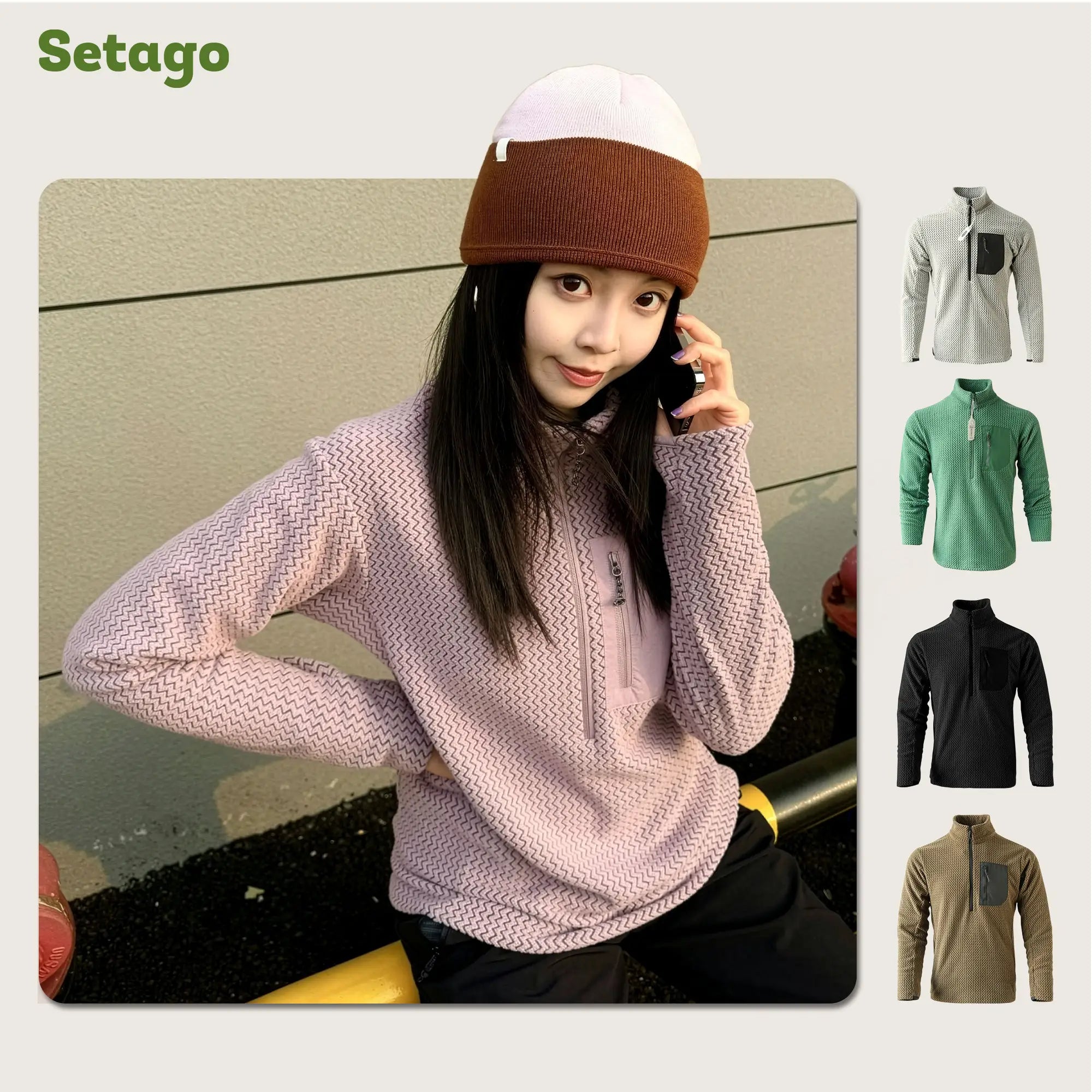 Áo nỉ dã ngoại, leo núi ấm áp và nhẹ thoáng Ripple