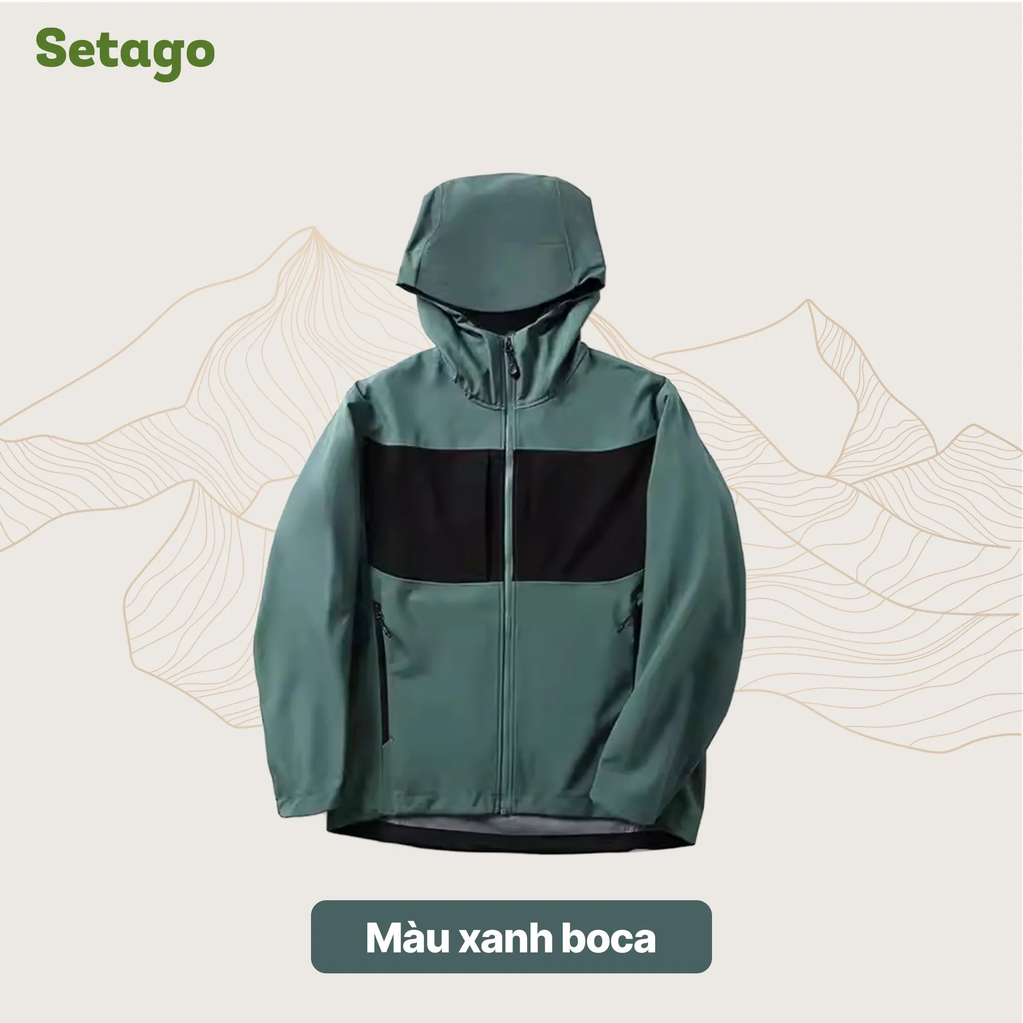 Áo khoác Softshell Torik chống nước ép seam cao cấp