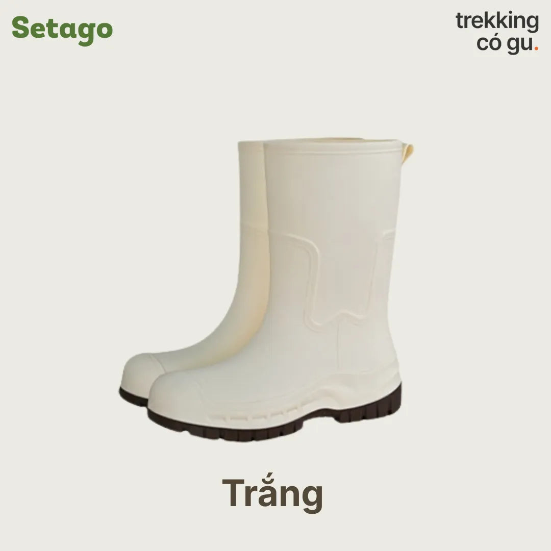 Ủng đi mưa Muddy chống nước chống trơn trượt