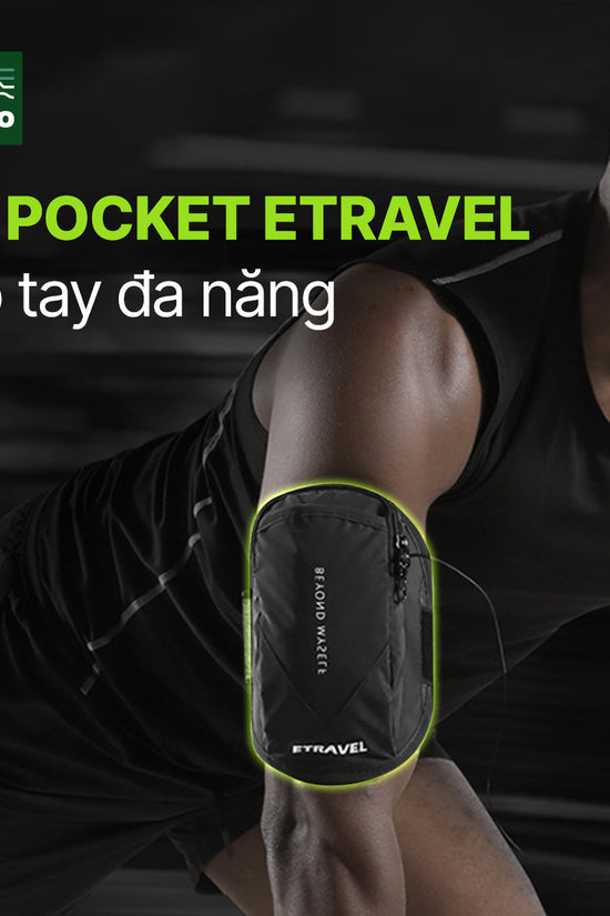 Túi Pocket Etravel đeo tay đa năng - phản quang, mỏng nhẹ, chống thấm