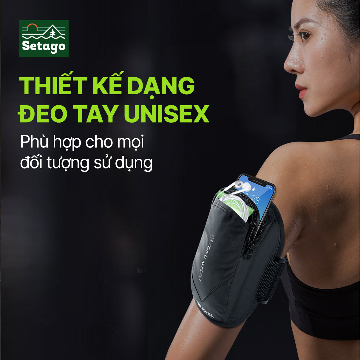 Túi Pocket Etravel đeo tay đa năng - phản quang, mỏng nhẹ, chống thấm