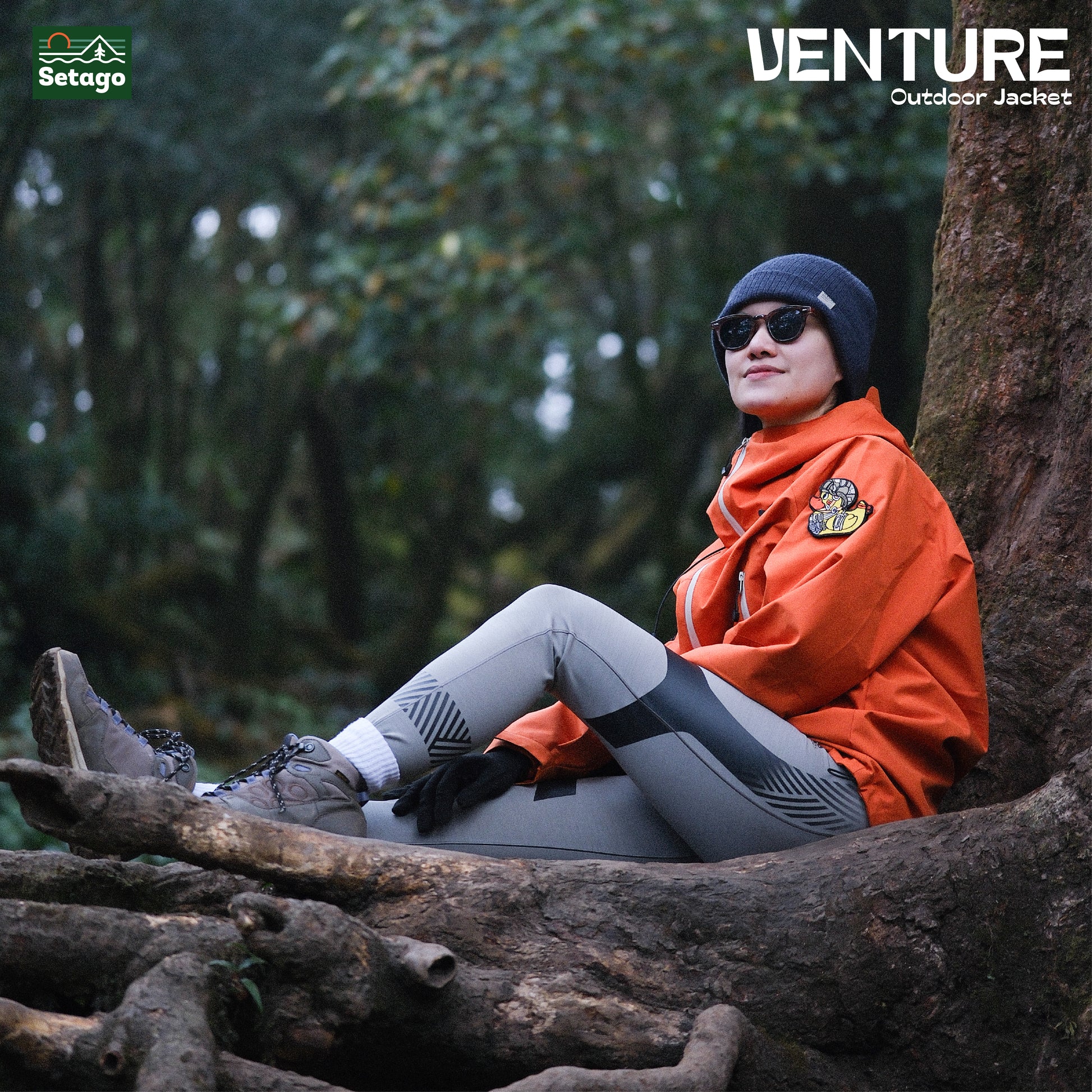 Áo khoác dã ngoại Venture - vải Teflon 3 lớp chống nước, chống bám, bẩn chống gió lạnh