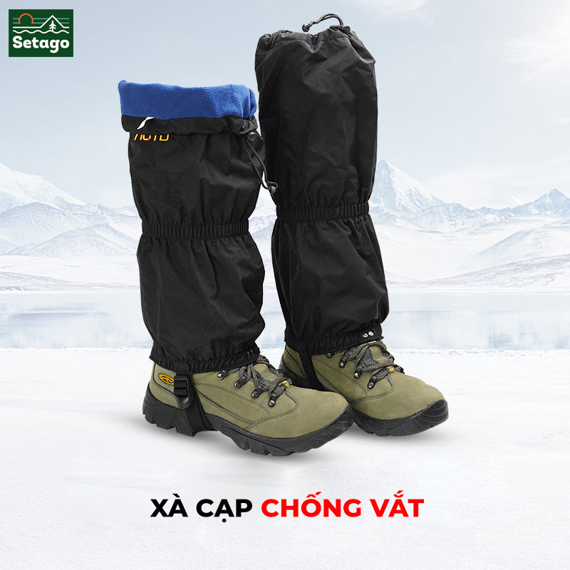 Xà cạp Trekking - chống nước, lót nỉ giữ ấm, khóa điều chỉnh cổ chân chống vắt