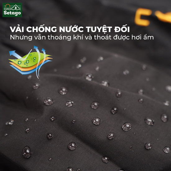Xà cạp Trekking - chống nước, lót nỉ giữ ấm, khóa điều chỉnh cổ chân chống vắt
