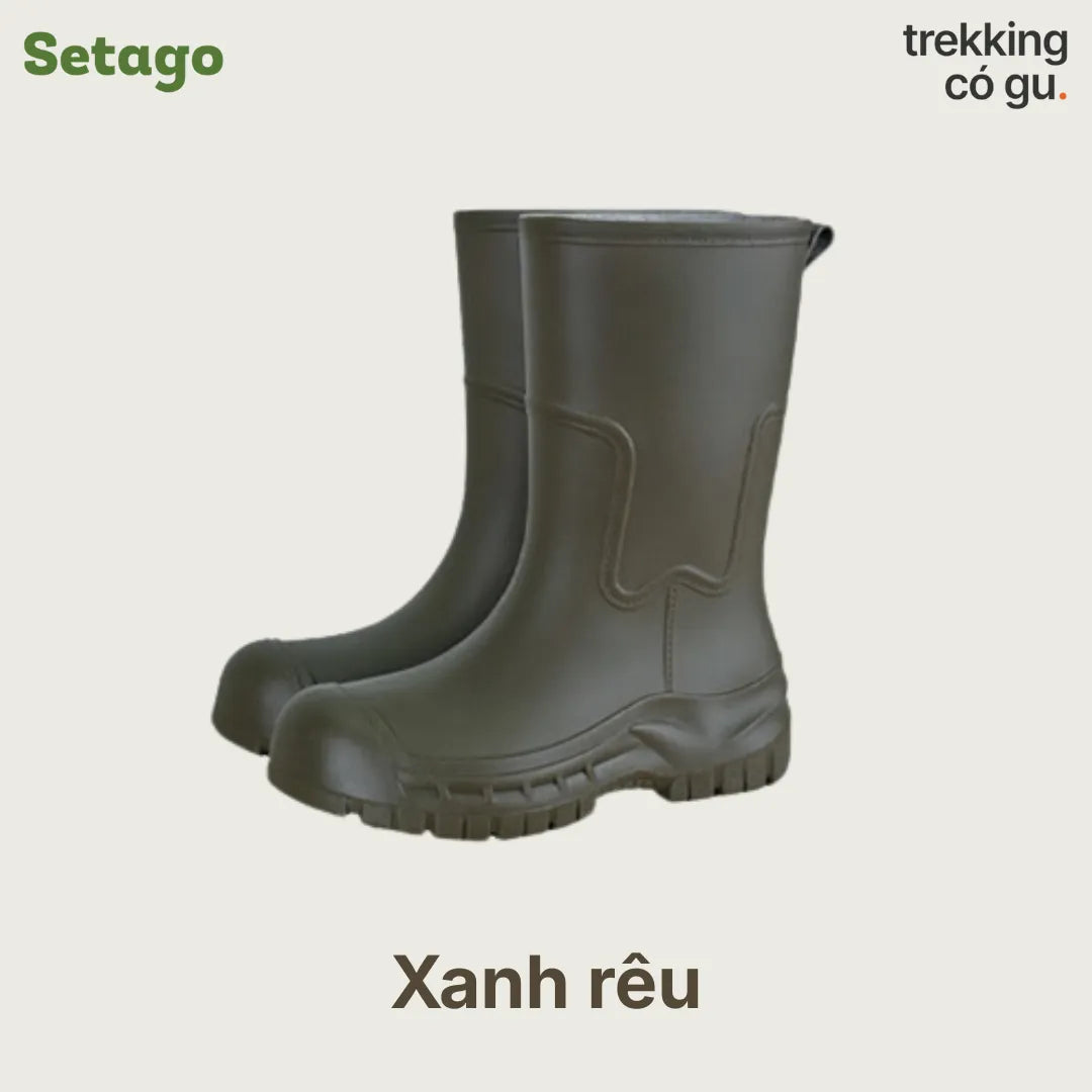 Ủng đi mưa Muddy chống nước chống trơn trượt