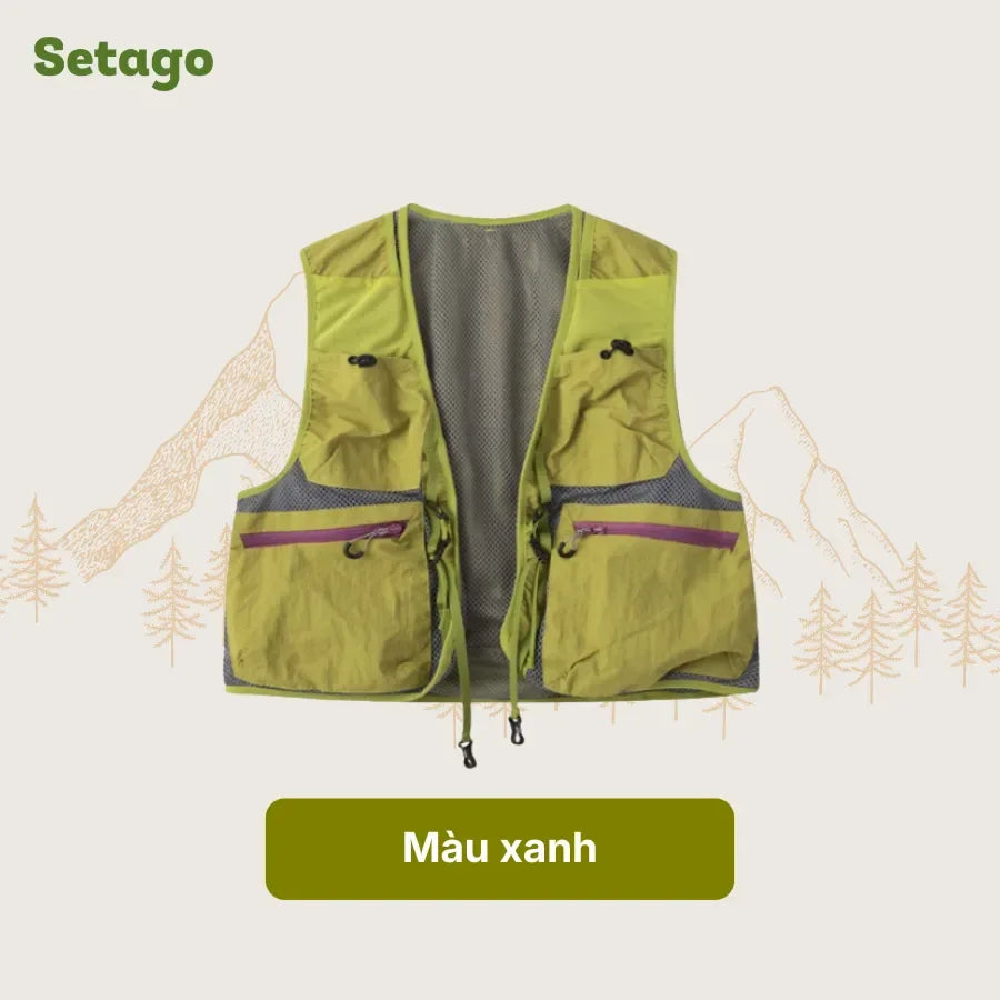 ao-gile-da-ngoai-setago-mau-xanh - Setago Travel & Outdoor