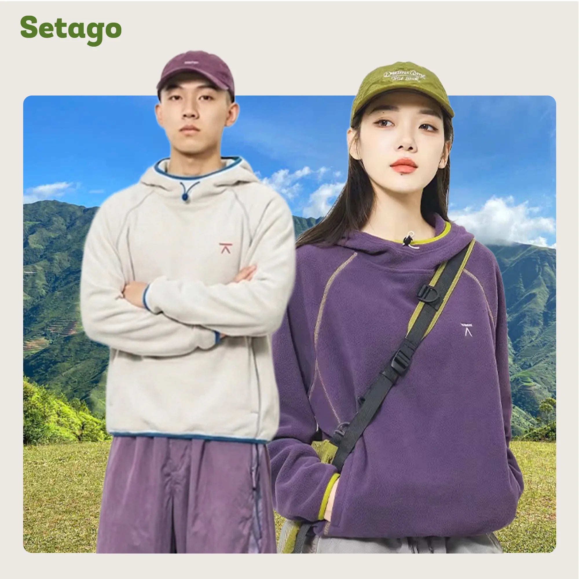 Áo hoodie nỉ bông nhẹ ấm Atlas