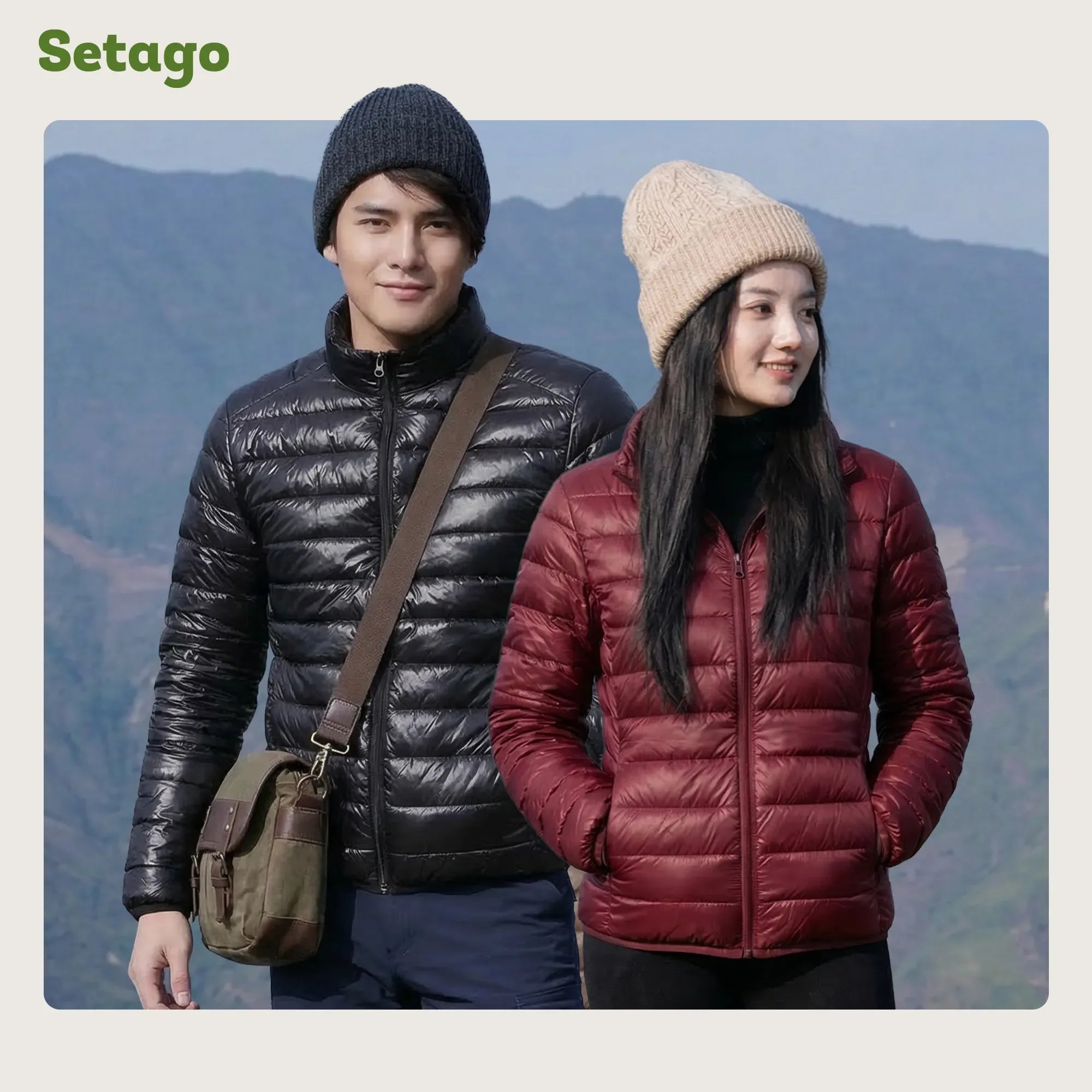 ao-khoac-phao-doi-setago-mau-den-va-do - Setago Travel & Outdoor
