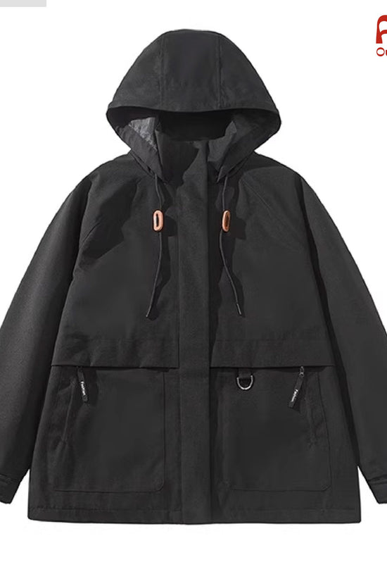 Áo khoác dã ngoại Aura - dáng oversize năng động với cổ cao giúp chống gió, chống thấm nước, chống nắng tối ưu