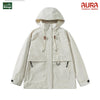 Áo khoác dã ngoại Aura - dáng oversize năng động với cổ cao giúp chống gió, chống thấm nước, chống nắng tối ưu