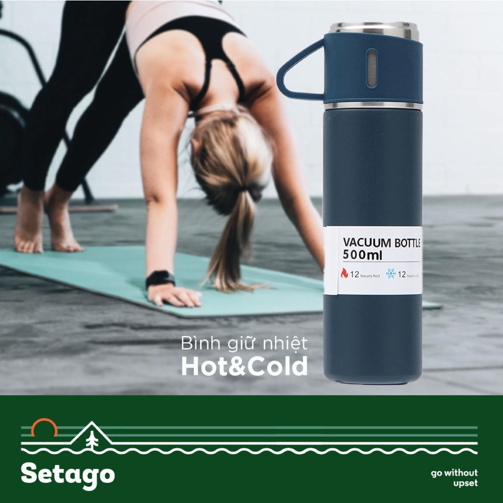 BÌNH SIÊU GIỮ NHIỆT 24H Hot & Cold thiết kế tối ưu cho việc giữ nhiệt