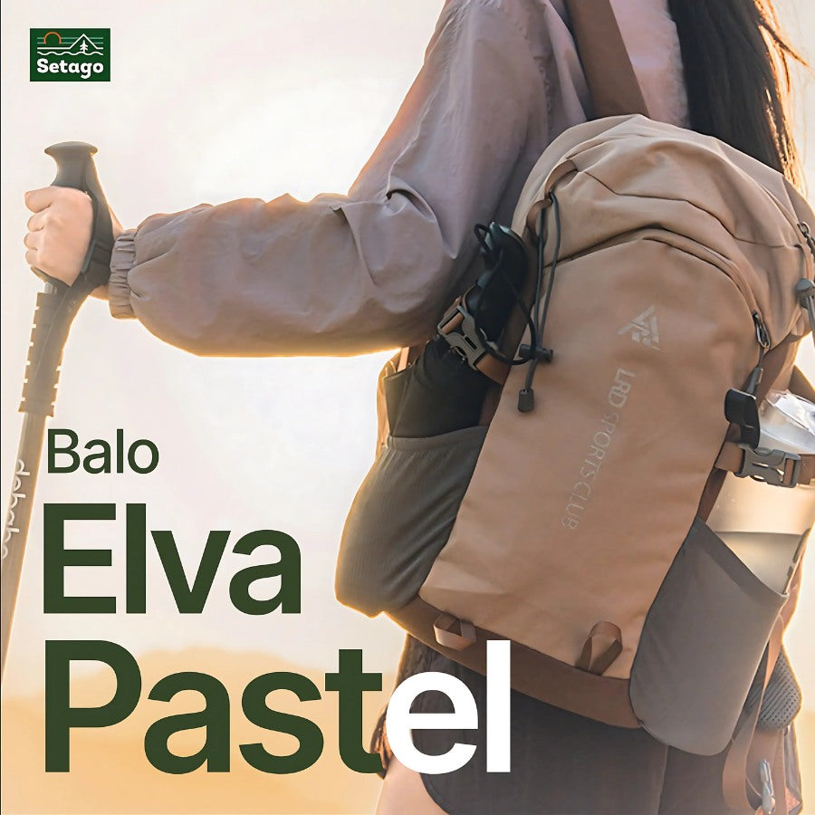 Balo Elva Pastel 20l, 35l - gọn nhẹ, chống nước, sức chứa lớn, linh hoạt cho mọi hành trình