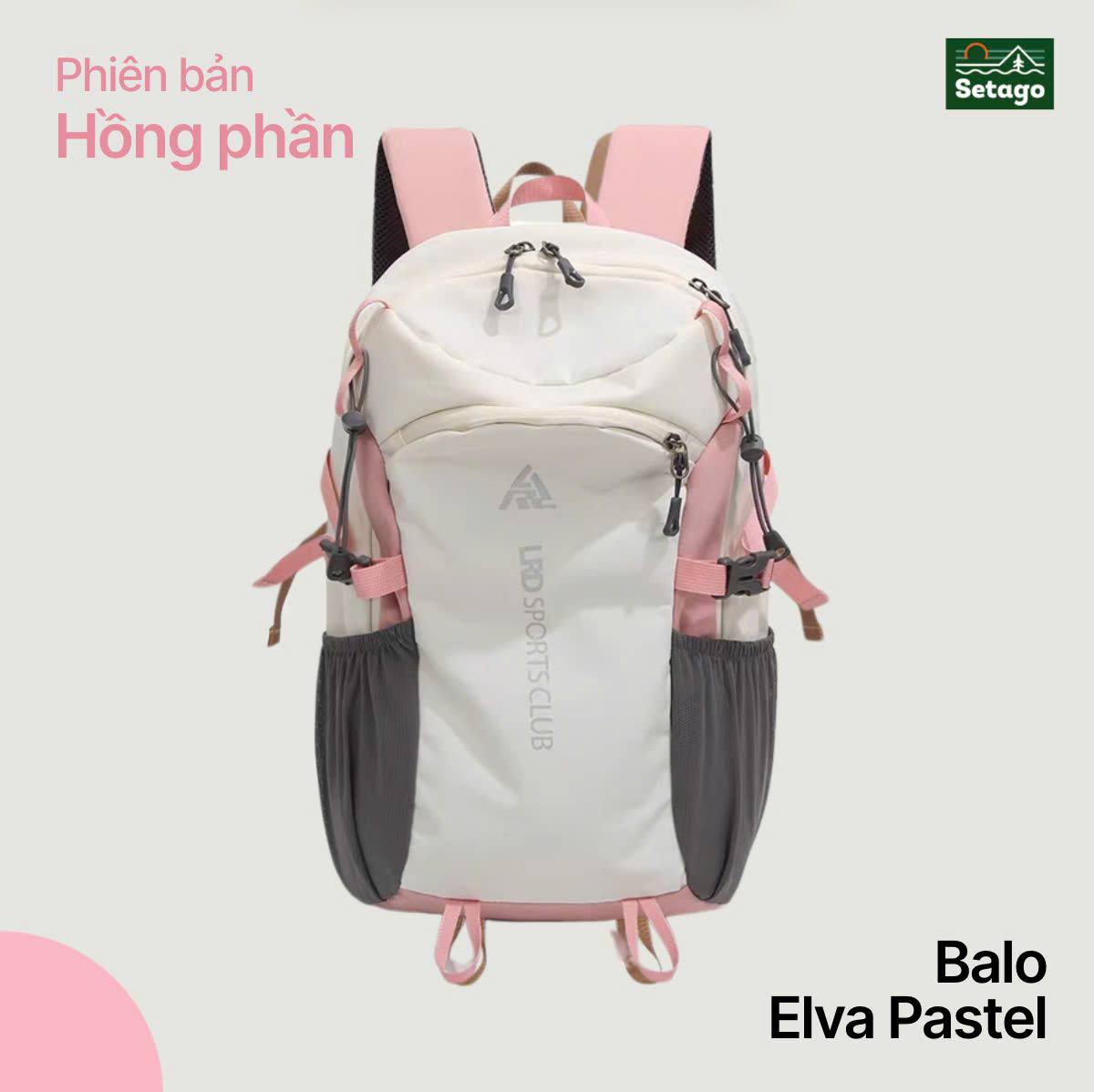 Balo Elva Pastel 20l, 35l - gọn nhẹ, chống nước, sức chứa lớn, linh hoạt cho mọi hành trình