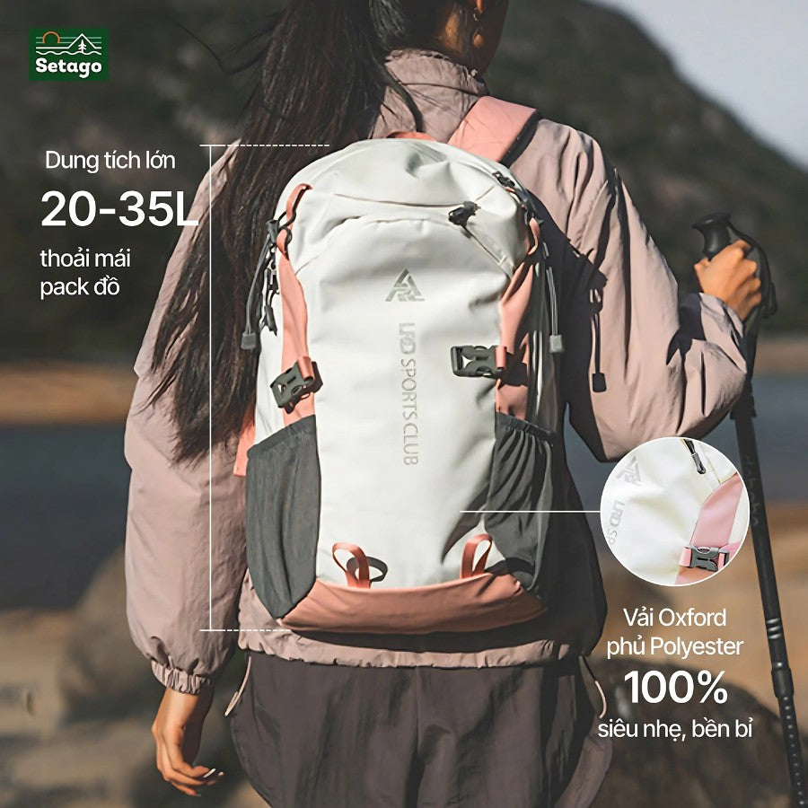 Balo Elva Pastel 20l, 35l - gọn nhẹ, chống nước, sức chứa lớn, linh hoạt cho mọi hành trình