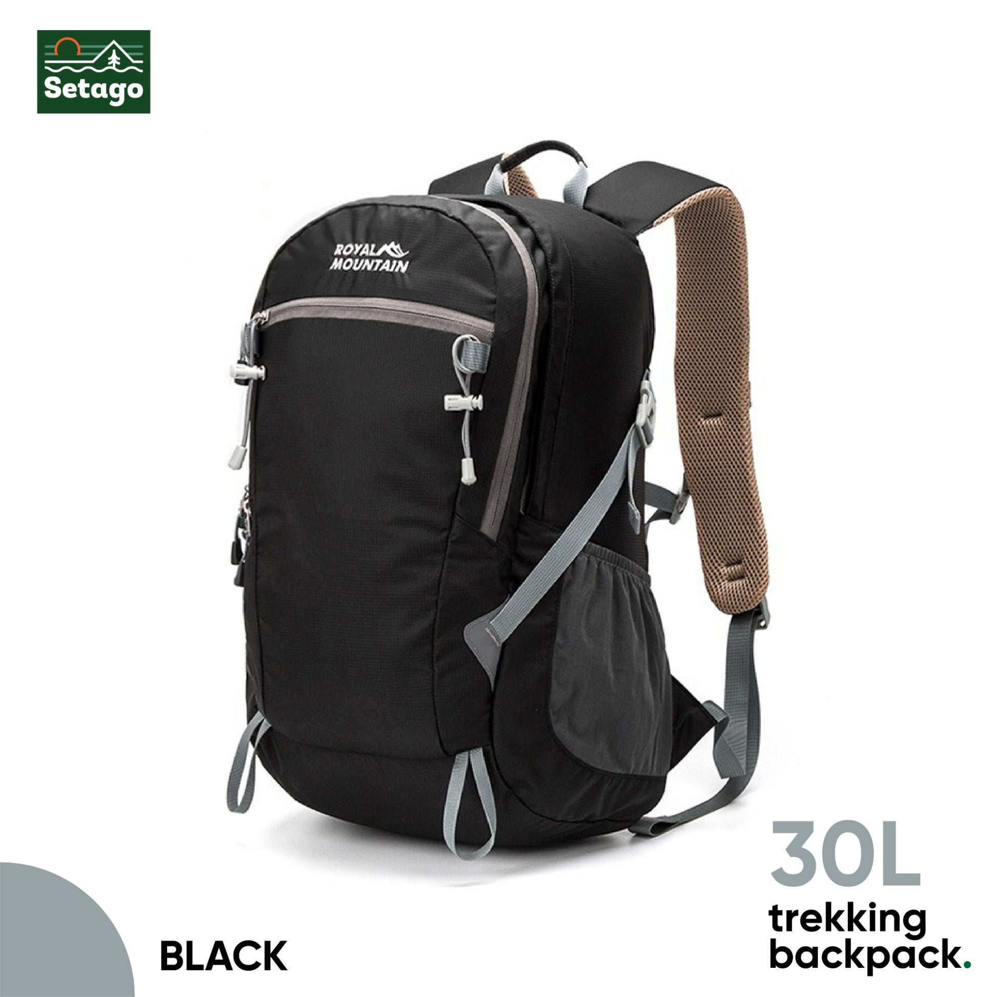 Balo mountian royal- balo trekking, leo núi với dung tích 30L gọn nhẹ tiện lợi, chất liệu chống nước cao cấp