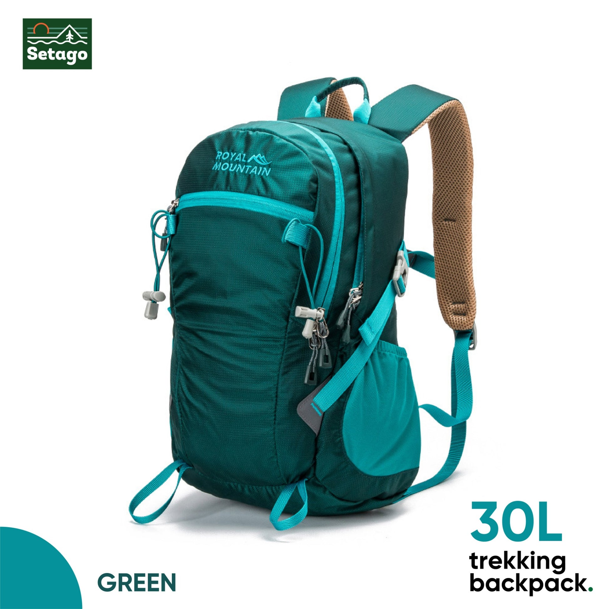 Balo mountian royal- balo trekking, leo núi với dung tích 30L gọn nhẹ tiện lợi, chất liệu chống nước cao cấp