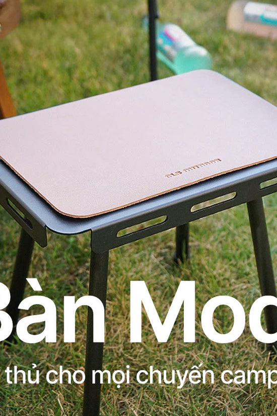 Bàn Modi - siêu gọn, nhẹ tiện lợi, đựng vừa trong thùng gấp boxable, Balo