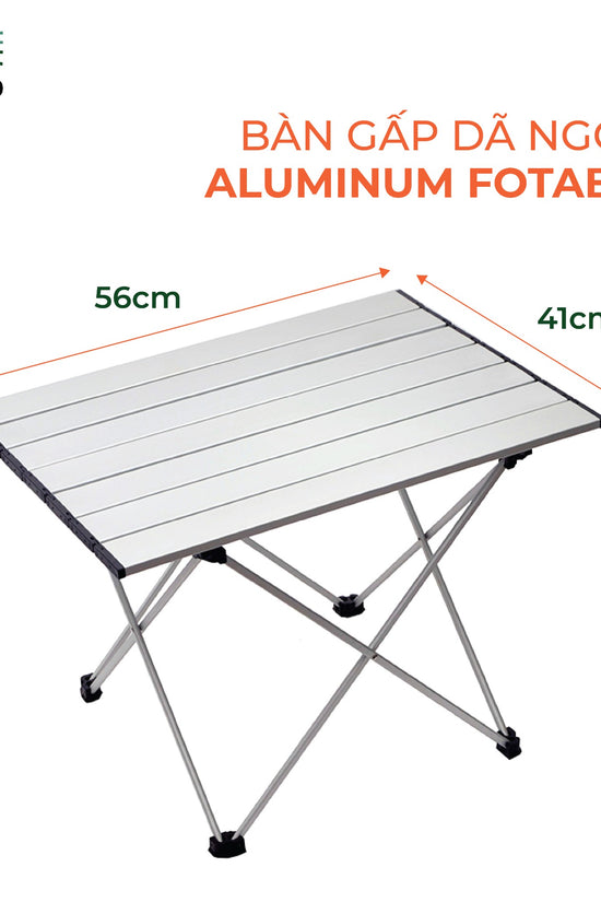 Bàn Nhôm Aluminum Fotable màu đen/trắng -BÀN NHÔM SIÊU NHẸ