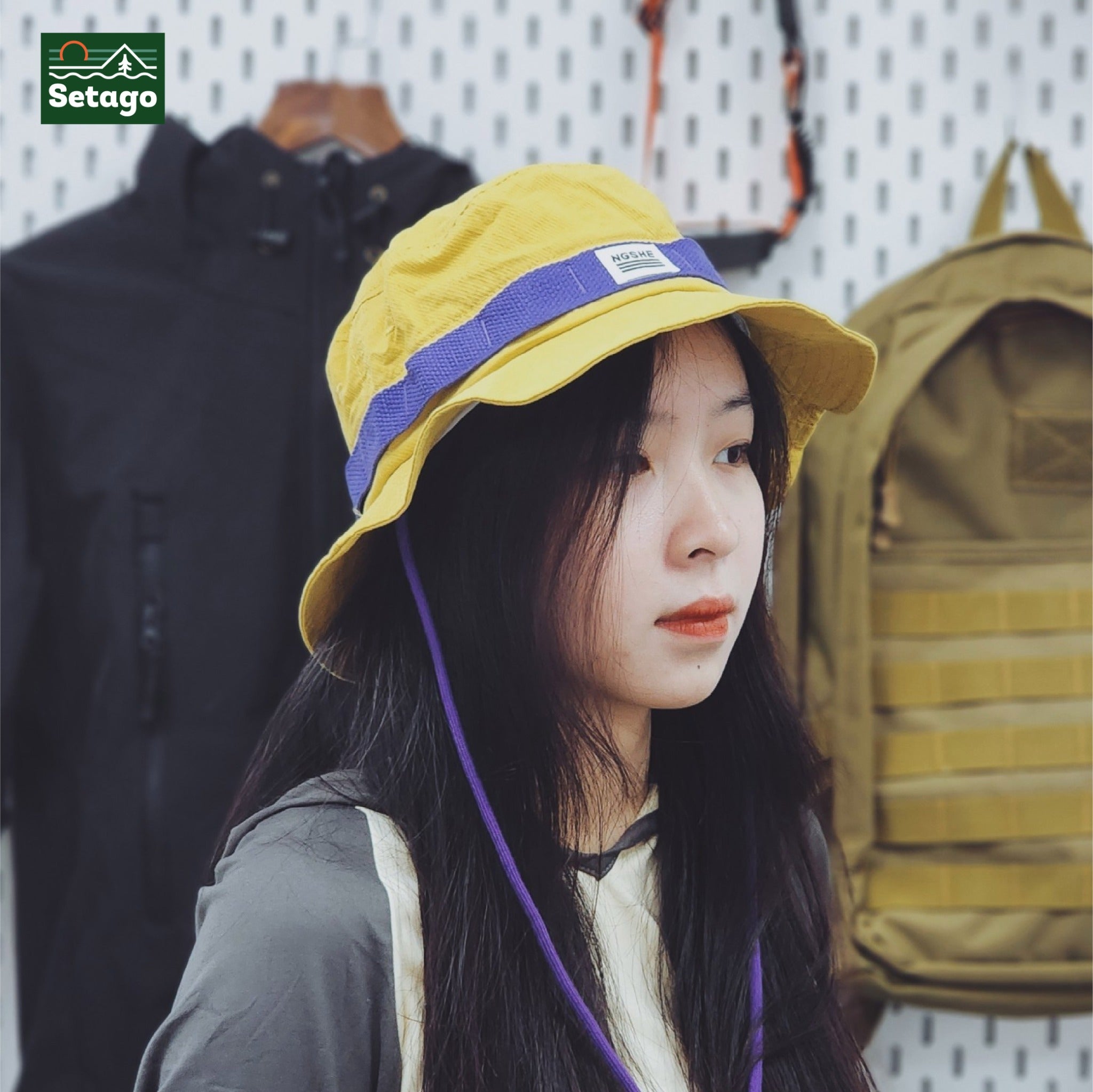 Mũ Band Bucket - Phù hợp cho các hoạt động leo núi, đi chơi, picnic, cắm trạị, dã ngoại