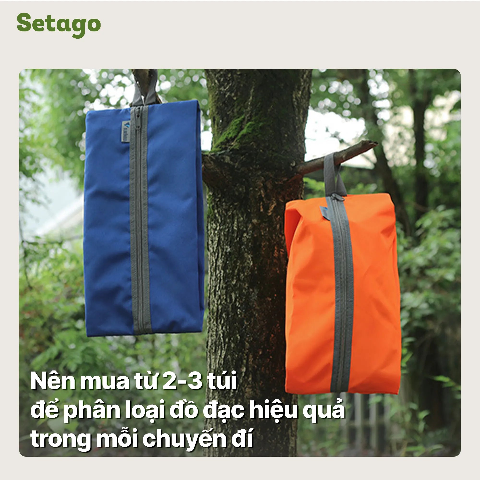 Túi đừng giày, chia đồ du lịch, dã ngoại Bluefield chống nước đa năng