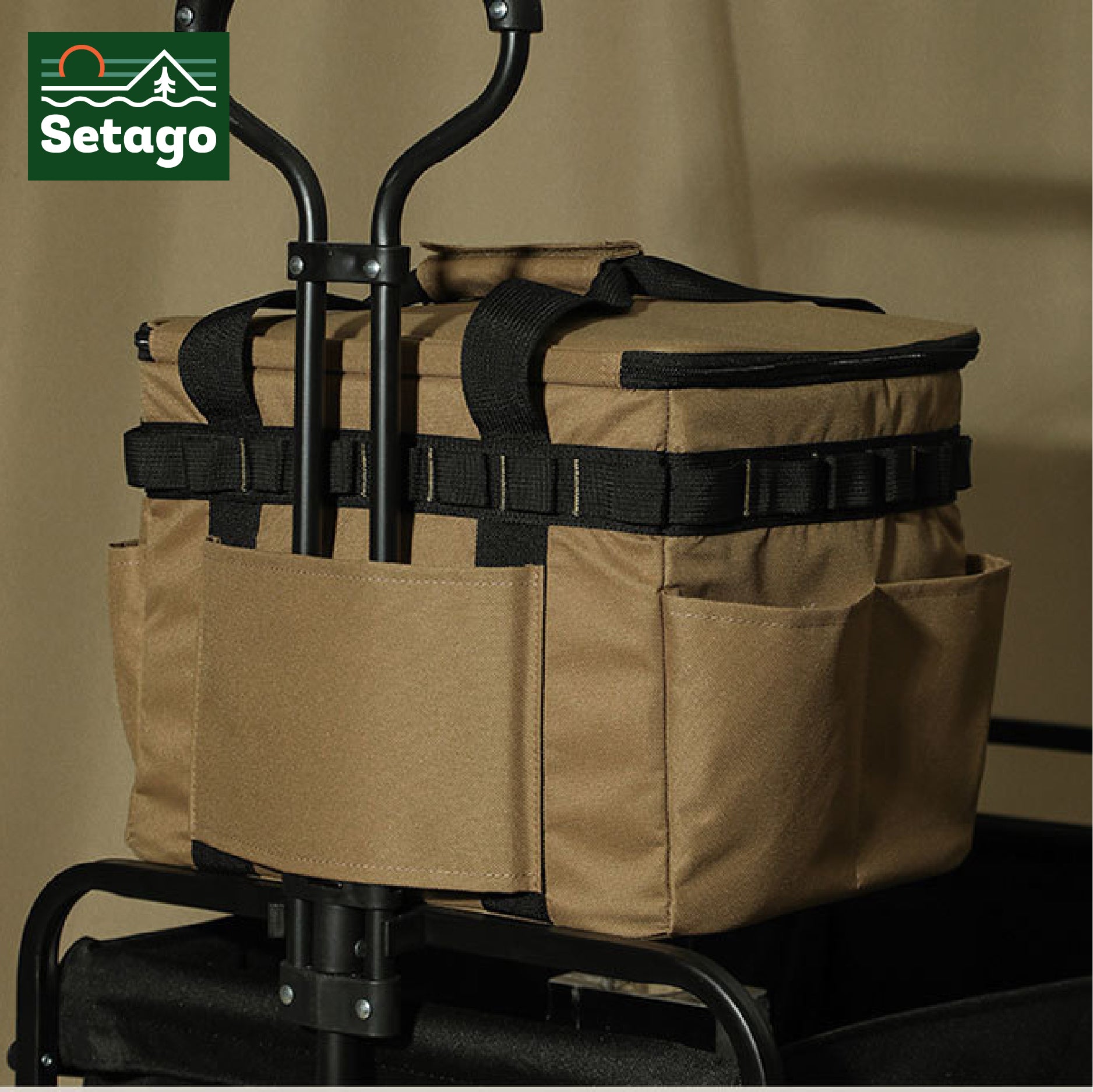Túi đựng đồ cắm trại Campack vải 3 lớp dung tích 24,5L giữ nhiệt 6-8h