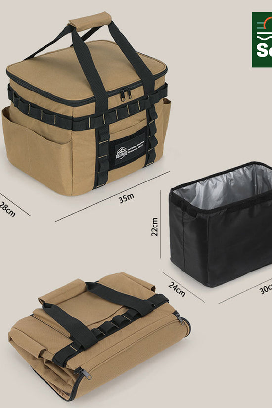 Túi đựng đồ cắm trại Campack vải 3 lớp dung tích 24,5L giữ nhiệt 6-8h