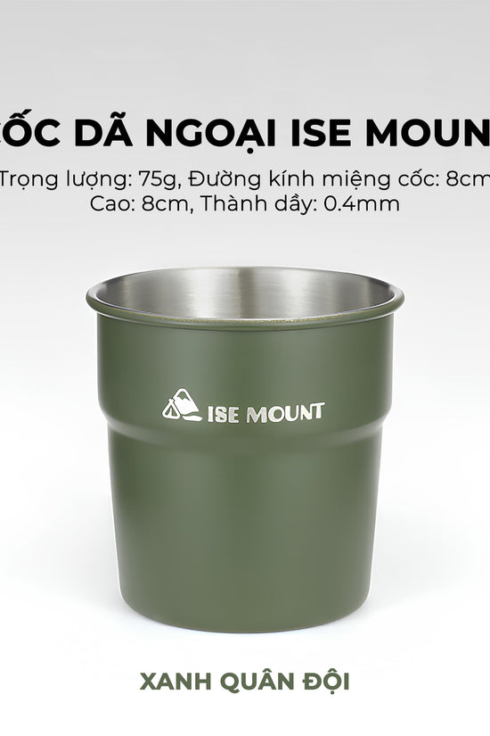 Cốc inox dã ngoại, cắm trại xinh xắn, dày dặn, nhiều màu sắc và có thể xếp chồng phù hợp cho gia đình, nhóm bạn