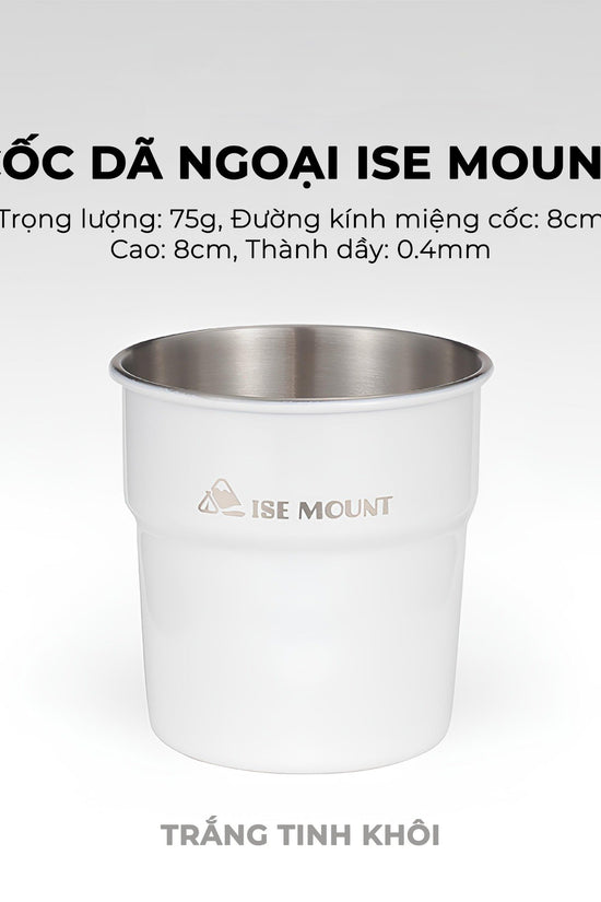 Cốc inox dã ngoại, cắm trại xinh xắn, dày dặn, nhiều màu sắc và có thể xếp chồng phù hợp cho gia đình, nhóm bạn