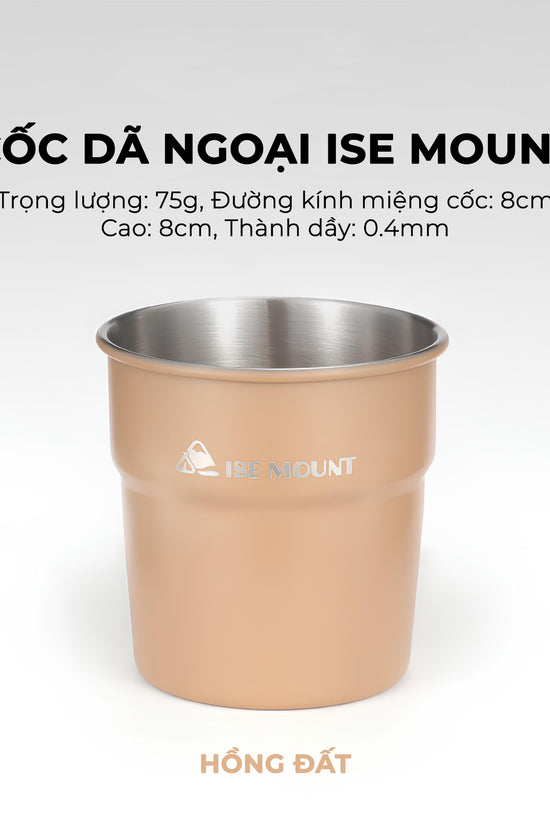 Cốc inox dã ngoại, cắm trại xinh xắn, dày dặn, nhiều màu sắc và có thể xếp chồng phù hợp cho gia đình, nhóm bạn