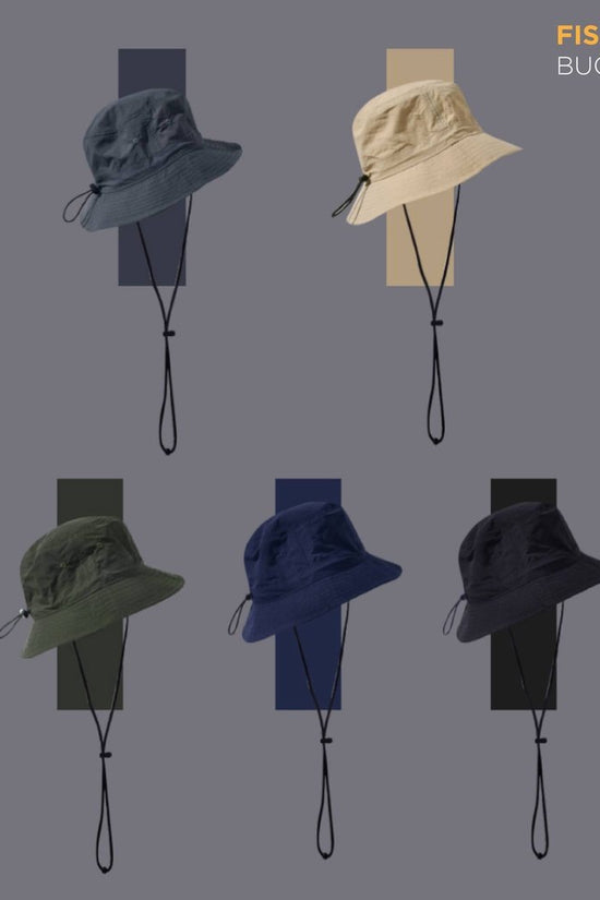 Mũ Fisherman Bucket Hat - Mũ chuẩn chống nước để đi chơi, picnic, cắm trại