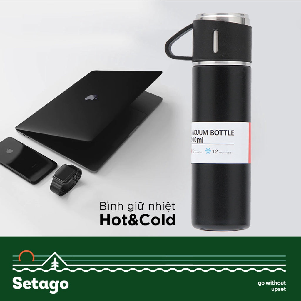 BÌNH SIÊU GIỮ NHIỆT 24H Hot & Cold thiết kế tối ưu cho việc giữ nhiệt