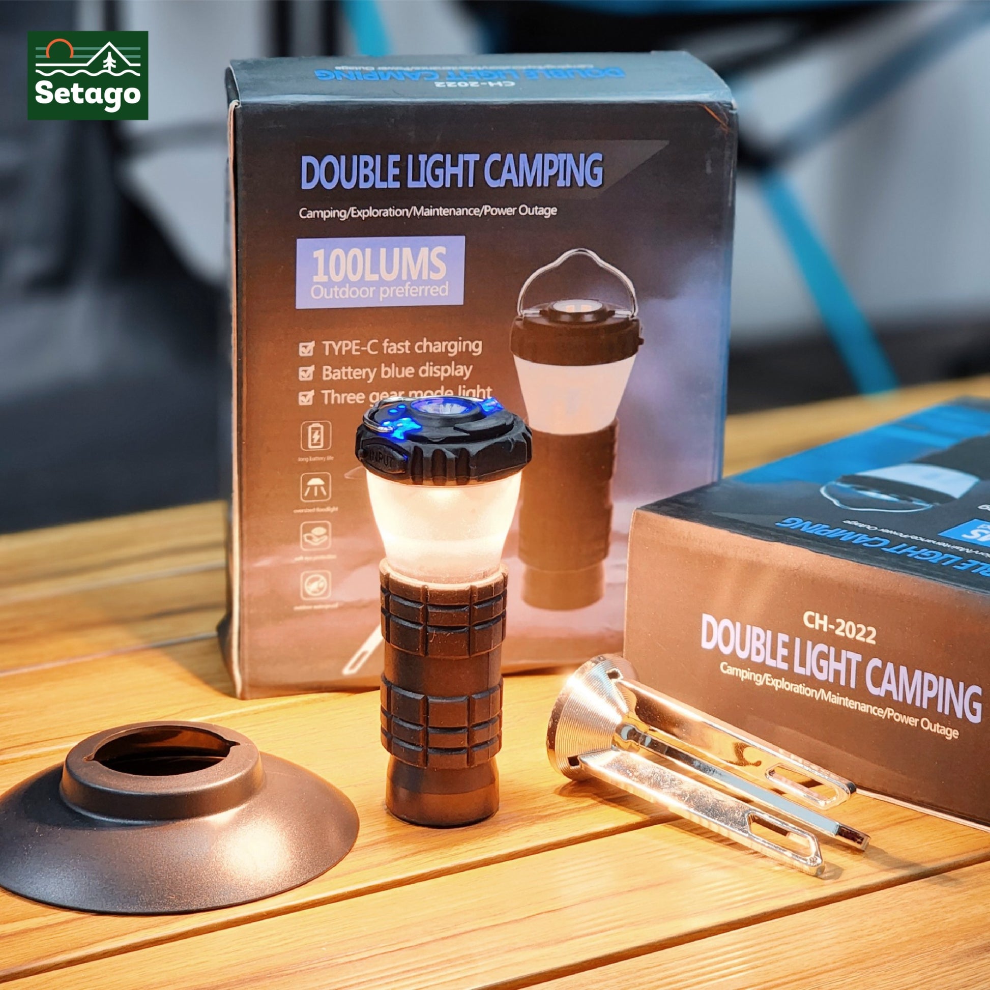 Đèn cắm trại Double Light