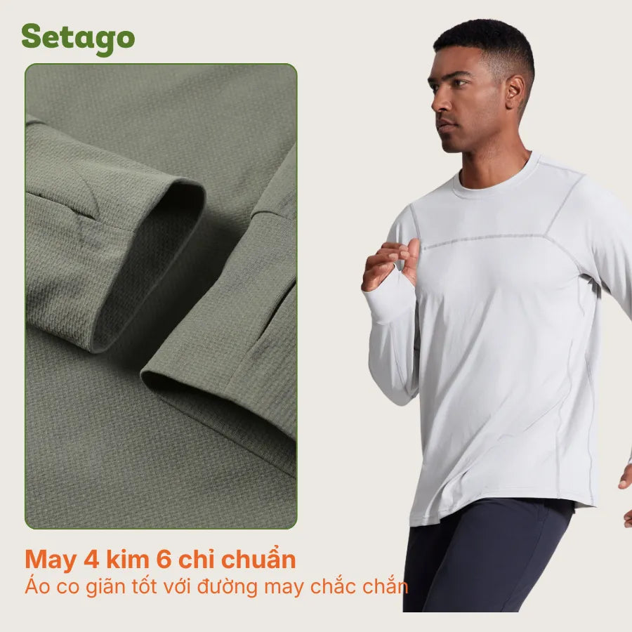 Áo thể thao Andes dài tay chống nắng nhanh khô