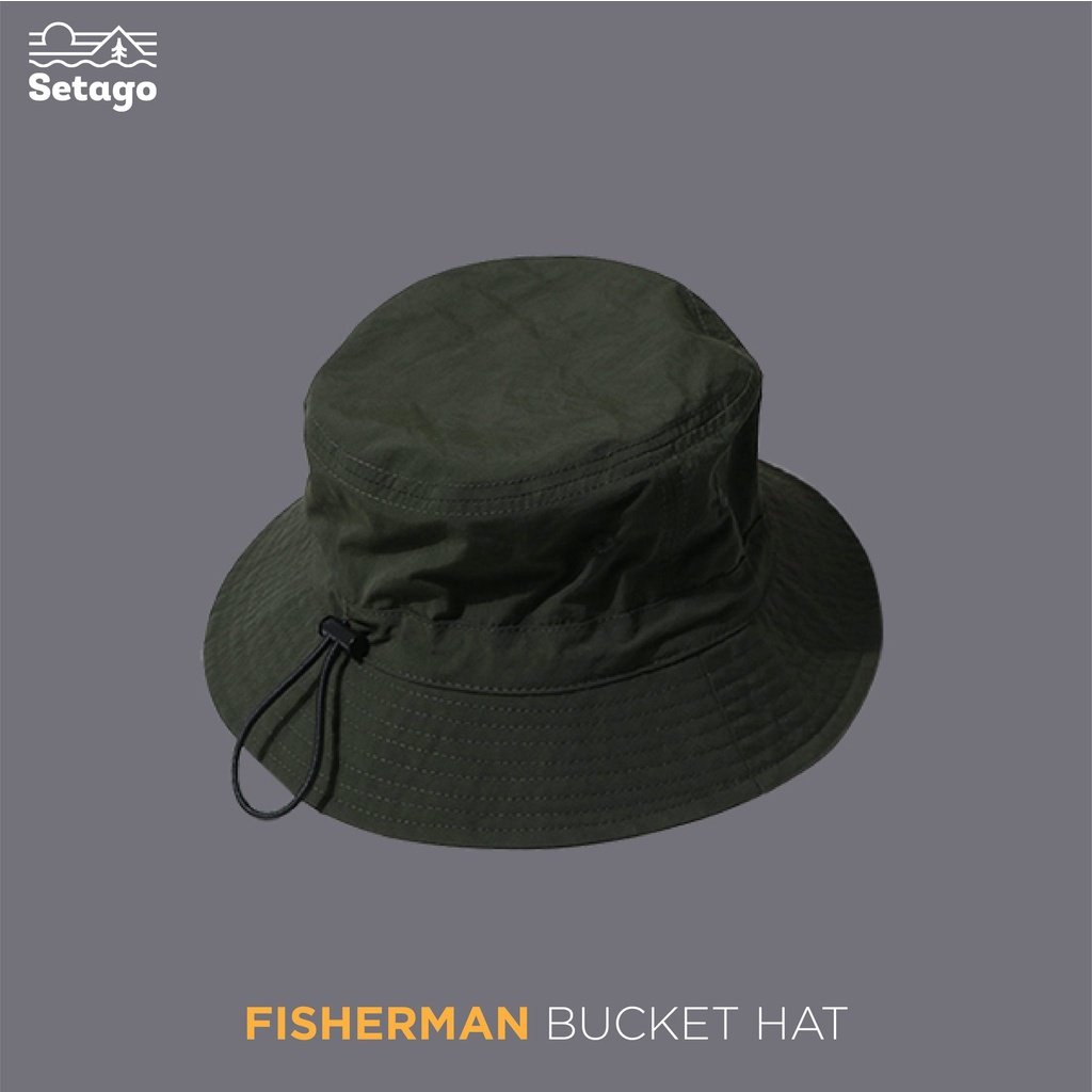 Mũ Fisherman Bucket Hat - Mũ chuẩn chống nước để đi chơi, picnic, cắm trại