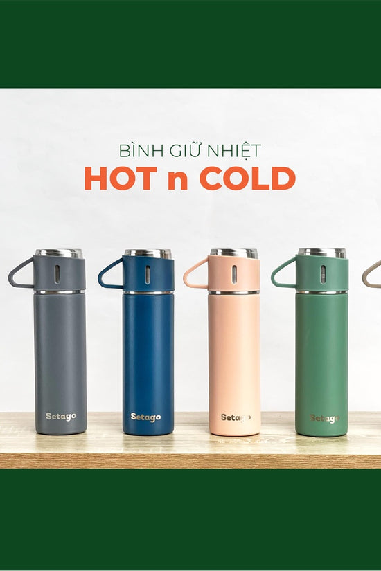 BÌNH SIÊU GIỮ NHIỆT 24H Hot & Cold thiết kế tối ưu cho việc giữ nhiệt