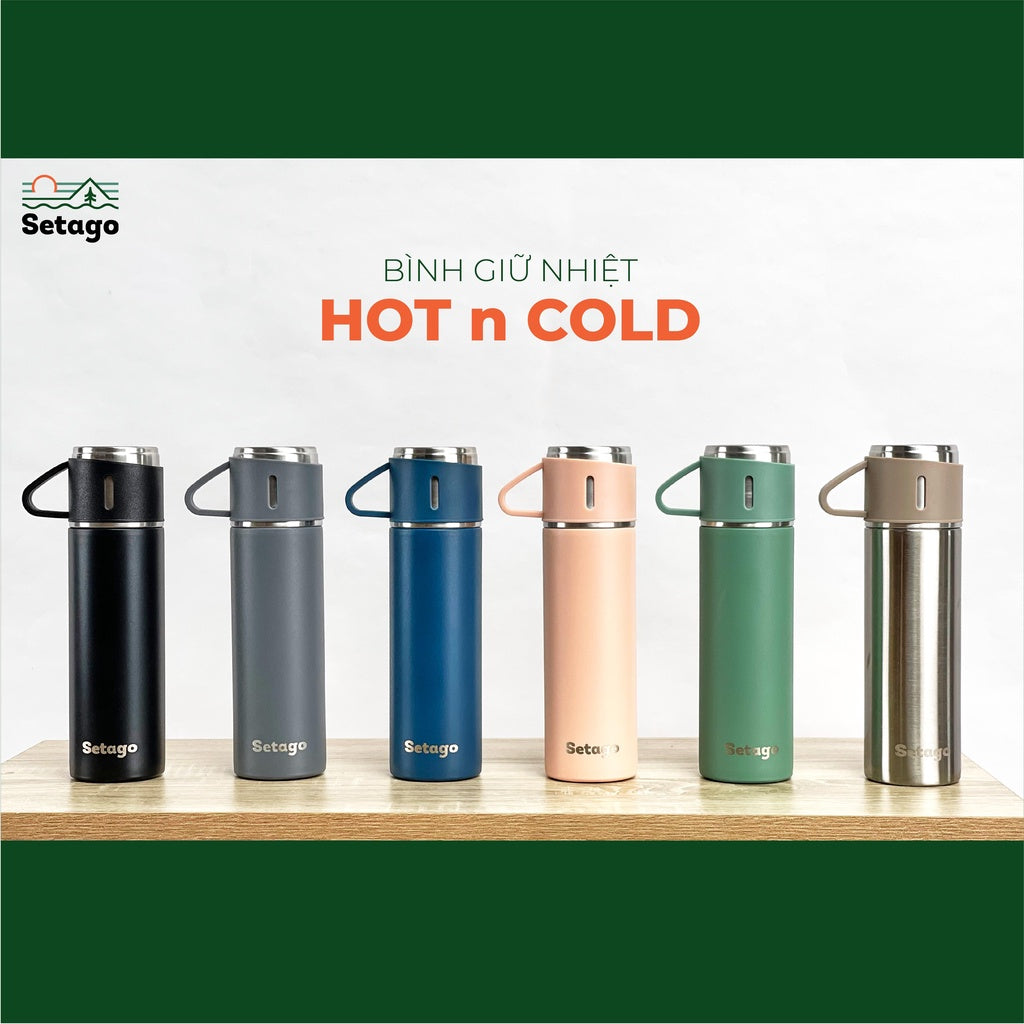 BÌNH SIÊU GIỮ NHIỆT 24H Hot & Cold thiết kế tối ưu cho việc giữ nhiệt